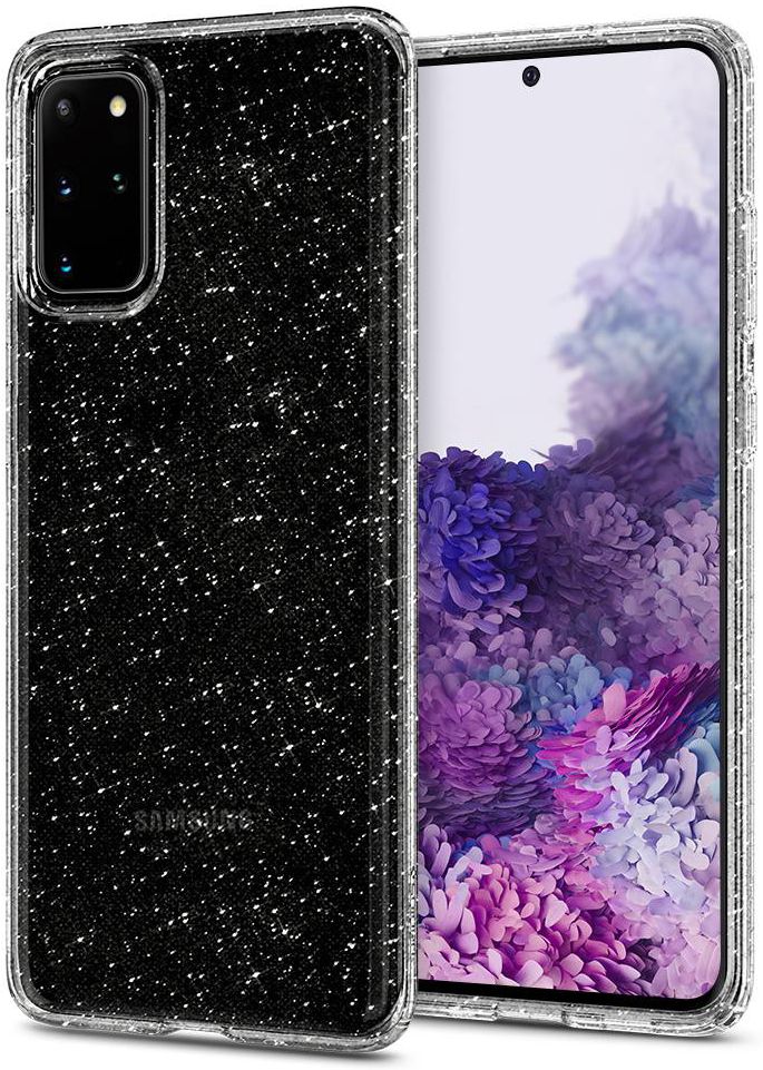 Spigen Liquid Crystal Samsung S20 Plus Hoesje Glitter Crystal Quartz afbeelding 1