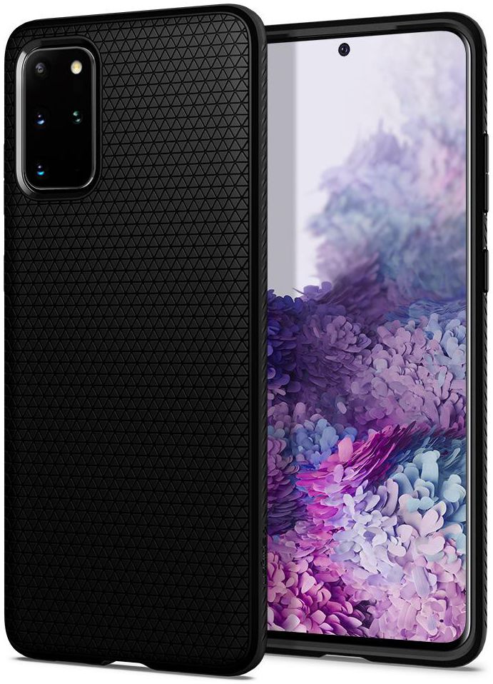 Spigen Liquid Air Samsung Galaxy S20 Plus Hoesje Matte Zwart afbeelding 1