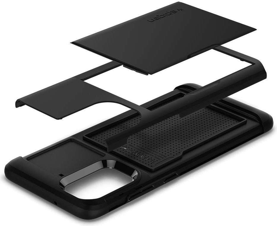 Spigen Slim Armor Card Holder Case Samsung Galaxy S20 Plus Zwart afbeelding 5