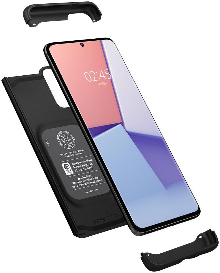 Spigen Thin Fit Classic Samsung Galaxy S20 Plus Hoesje Zwart afbeelding 2