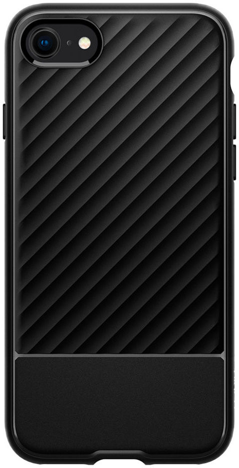 Spigen Core Armor Apple iPhone SE (2020) Hoesje Zwart afbeelding 1