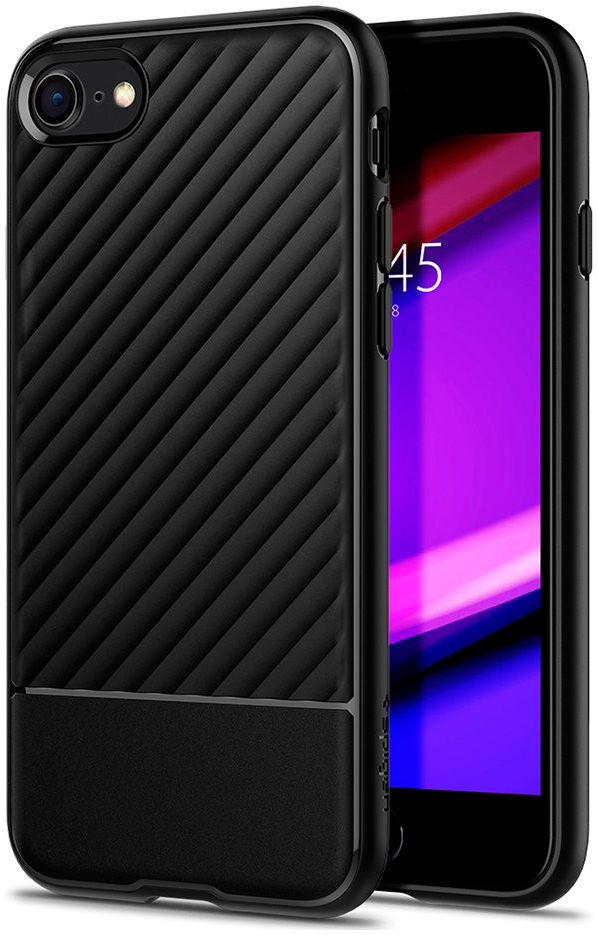 Spigen Core Armor Apple iPhone SE (2020) Hoesje Zwart afbeelding 4