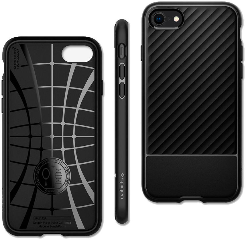 Spigen Core Armor Apple iPhone SE (2020) Hoesje Zwart afbeelding 9