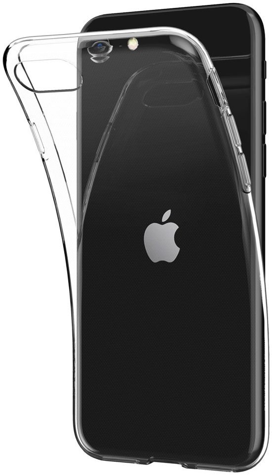 Spigen Crystal Flex Apple iPhone SE (2020) Hoesje Transparant afbeelding 2