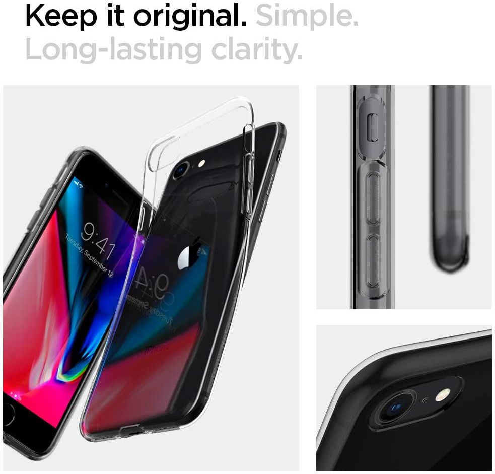 Spigen Crystal Flex Apple iPhone SE (2020) Hoesje Transparant afbeelding 13