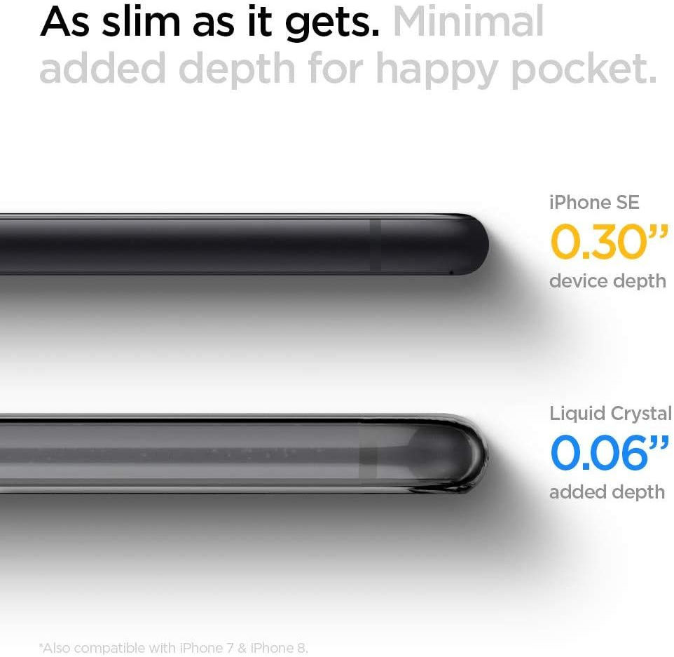 Spigen Crystal Flex Apple iPhone SE (2020) Hoesje Transparant afbeelding 15