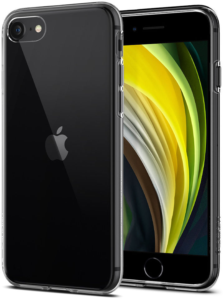 Spigen Crystal Flex Apple iPhone SE (2020) Hoesje Transparant afbeelding 1