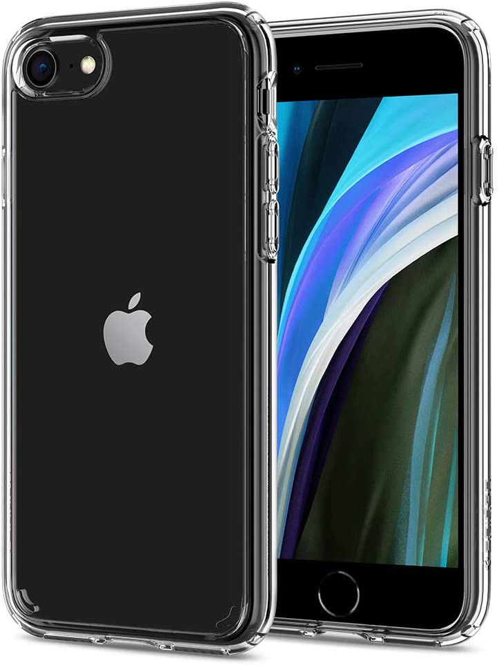 Spigen Crystal Hybrid Apple iPhone SE (2020) Hoesje Transparant afbeelding 1