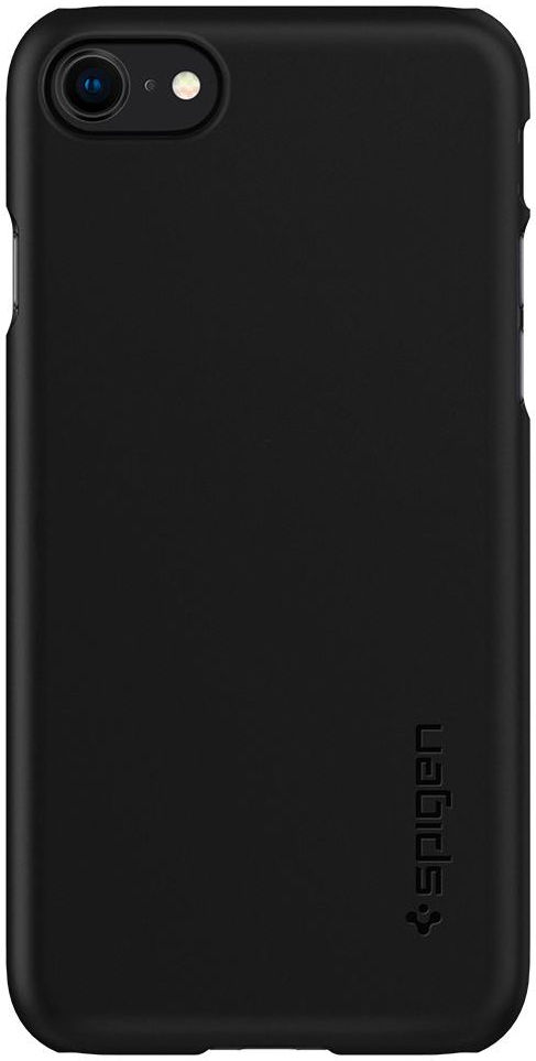 Spigen Thin Fit iPhone SE (2020/2022) / 8 / 7 Hoesje Zwart afbeelding 1