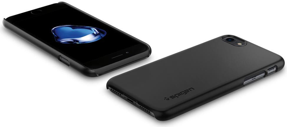 Spigen Thin Fit iPhone SE (2020/2022) / 8 / 7 Hoesje Zwart afbeelding 15