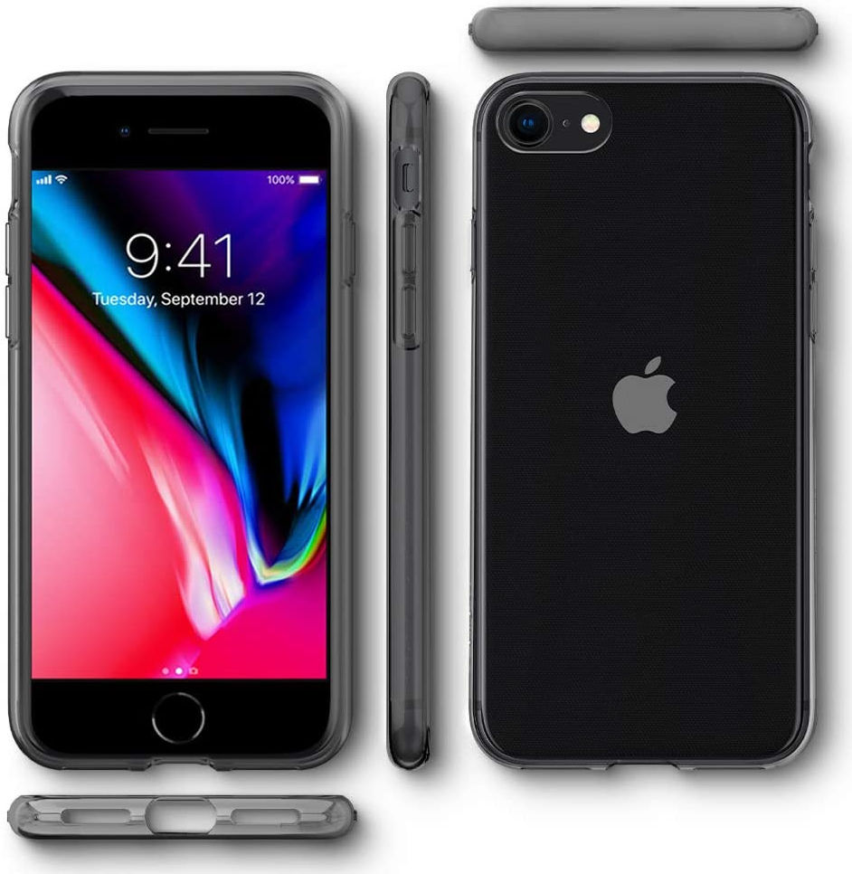 Spigen Liquid Crystal Apple iPhone SE (2020) Hoesje Transparant Space afbeelding 15
