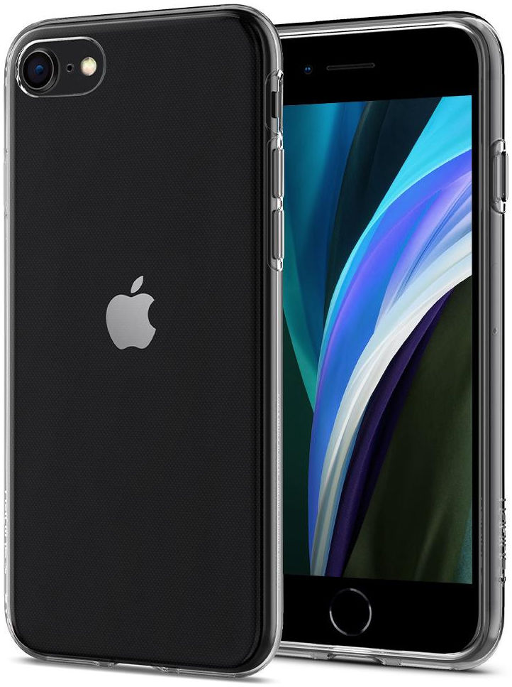 Spigen Liquid Crystal Apple iPhone SE (2020) Hoesje Transparant Space afbeelding 4