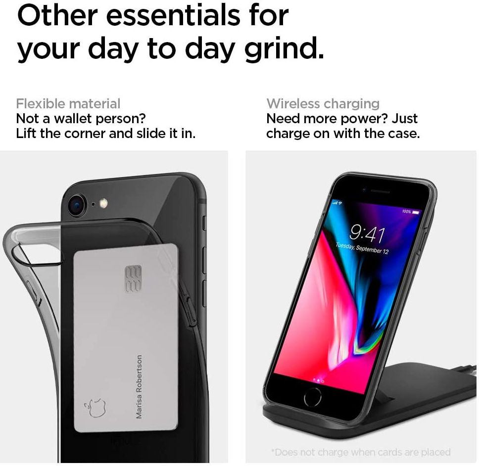 Spigen Liquid Crystal Apple iPhone SE (2020) Hoesje Transparant Space afbeelding 10