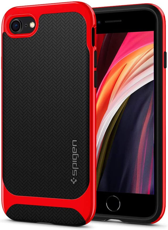 Spigen Neo Hybrid Apple iPhone SE (2020) Hoesje Rood afbeelding 10