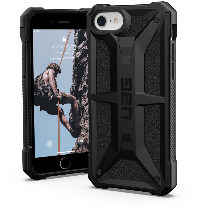 Urban Armor Gear Monarch iPhone SE (2020/2022)/7/8 Hoesje Zwart afbeelding 1