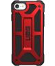 Urban Armor Gear Monarch Series Apple iPhone SE (2020) Hoesje Crimson