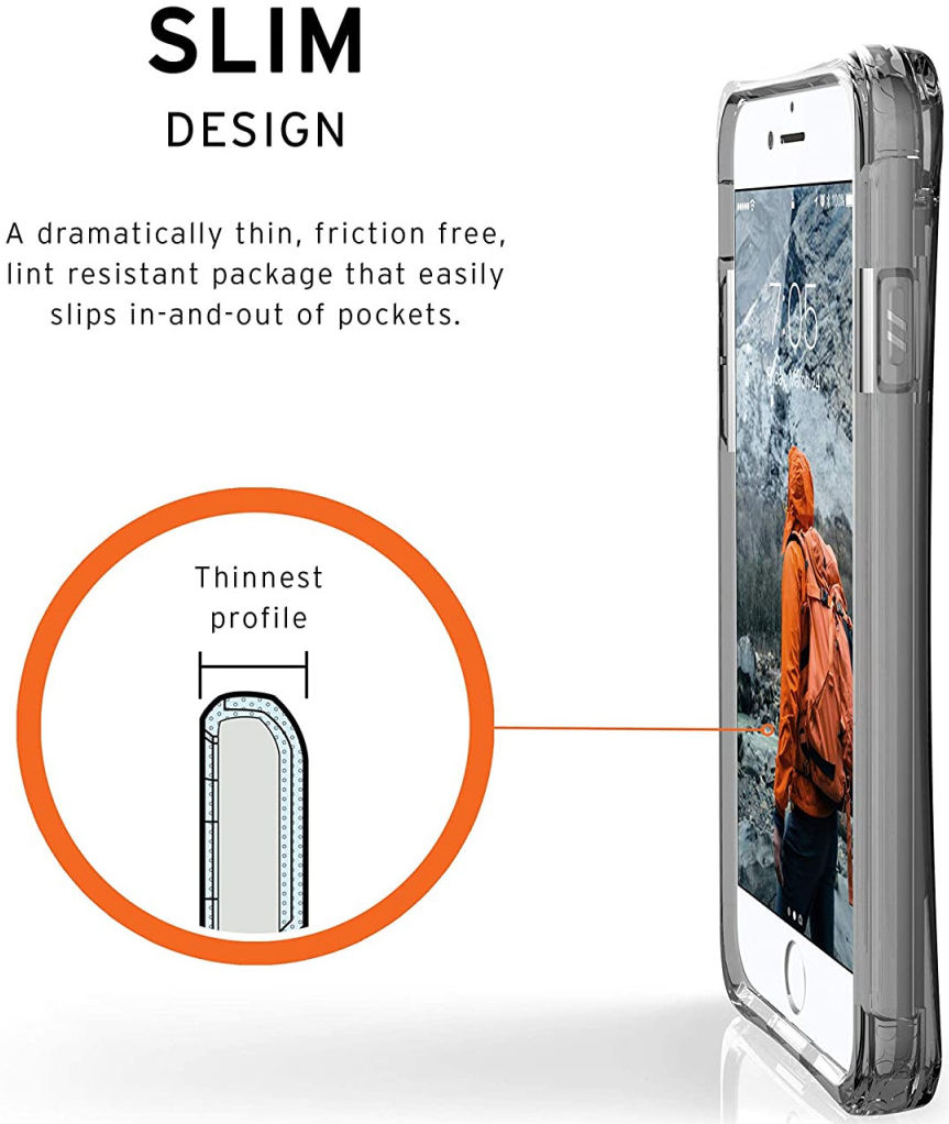 Urban Armor Gear Plyo Apple iPhone SE (2020/2022) Hoesje Ice afbeelding 8