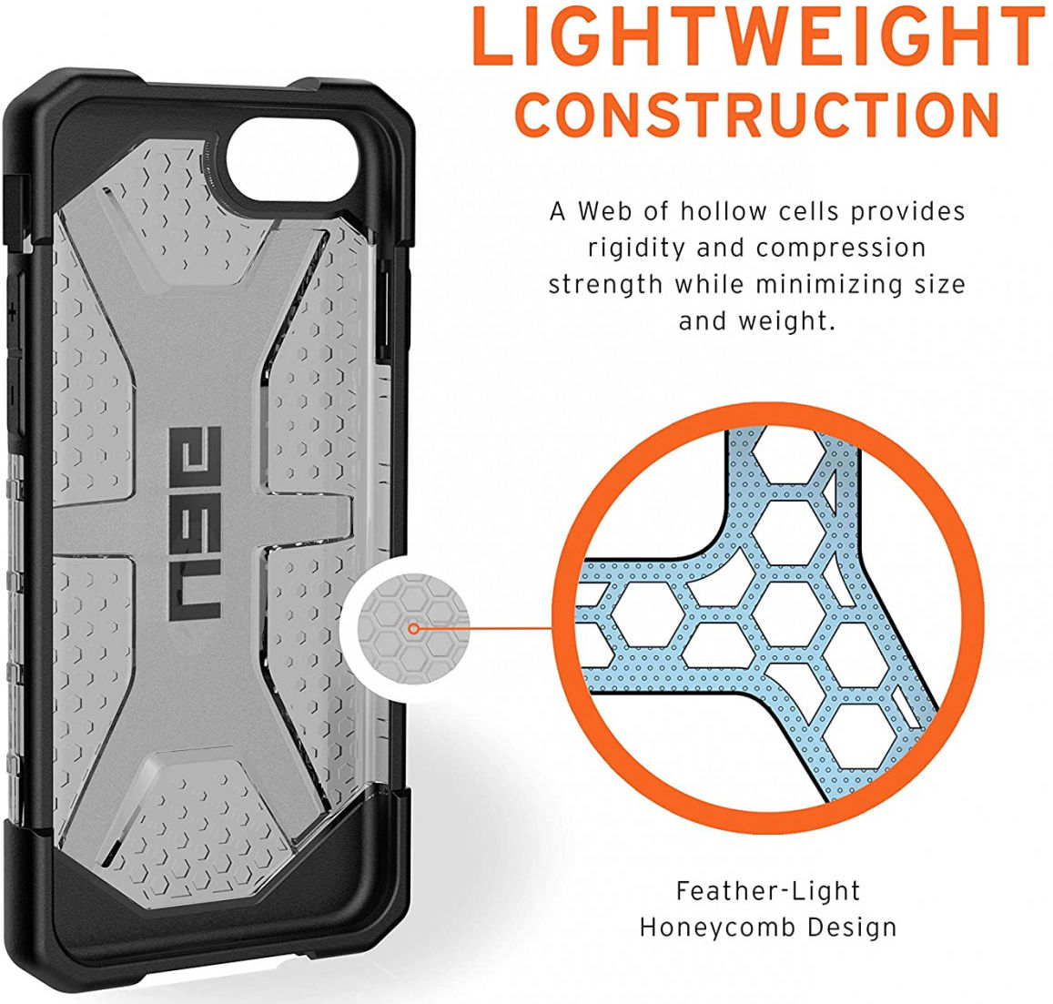 Urban Armor Gear Plasma Apple iPhone SE (2020/2022) Hoesje Ash afbeelding 6