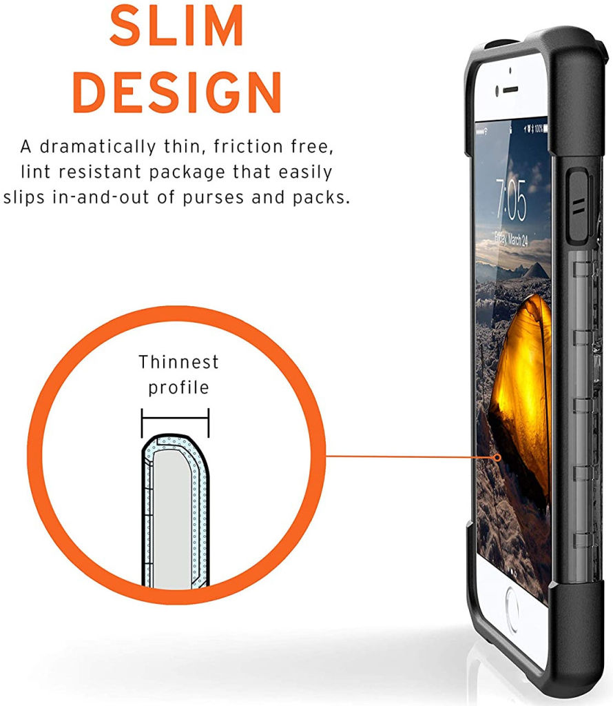 Urban Armor Gear Plasma Apple iPhone SE (2020/2022) Hoesje Ash afbeelding 7