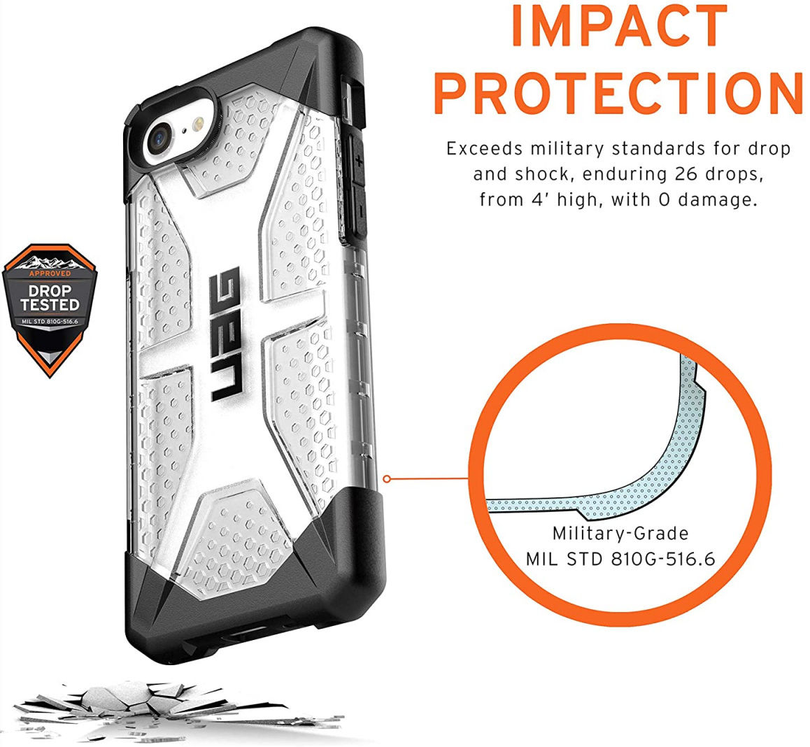 Urban Armor Gear Plasma Apple iPhone SE (2020/2022) Hoesje Ice afbeelding 6