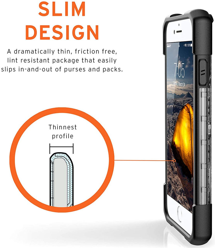 Urban Armor Gear Plasma Apple iPhone SE (2020/2022) Hoesje Ice afbeelding 8