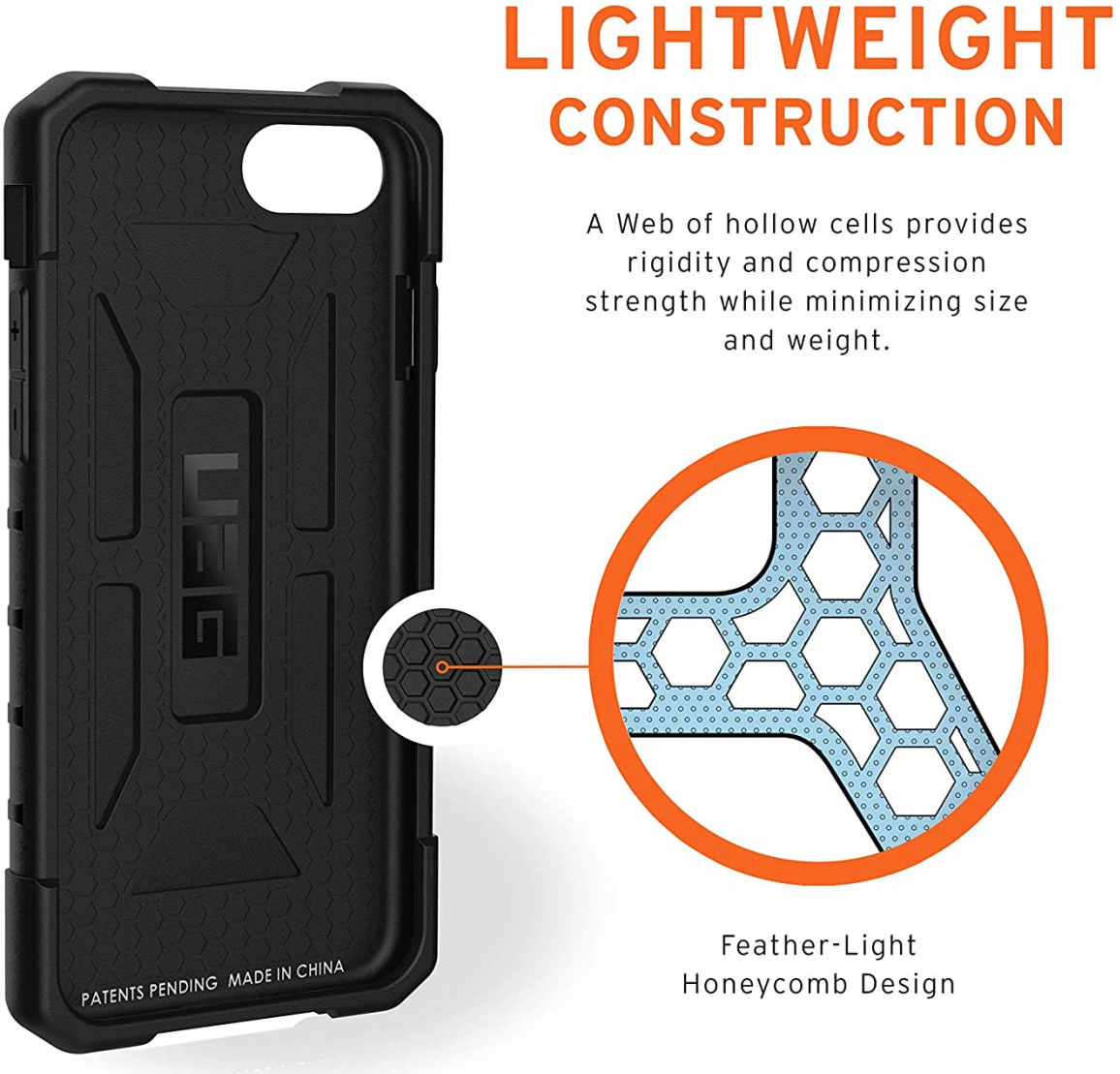 Urban Armor Gear Pathfinder iPhone SE 2020/2022 Hoesje Zwart afbeelding 7