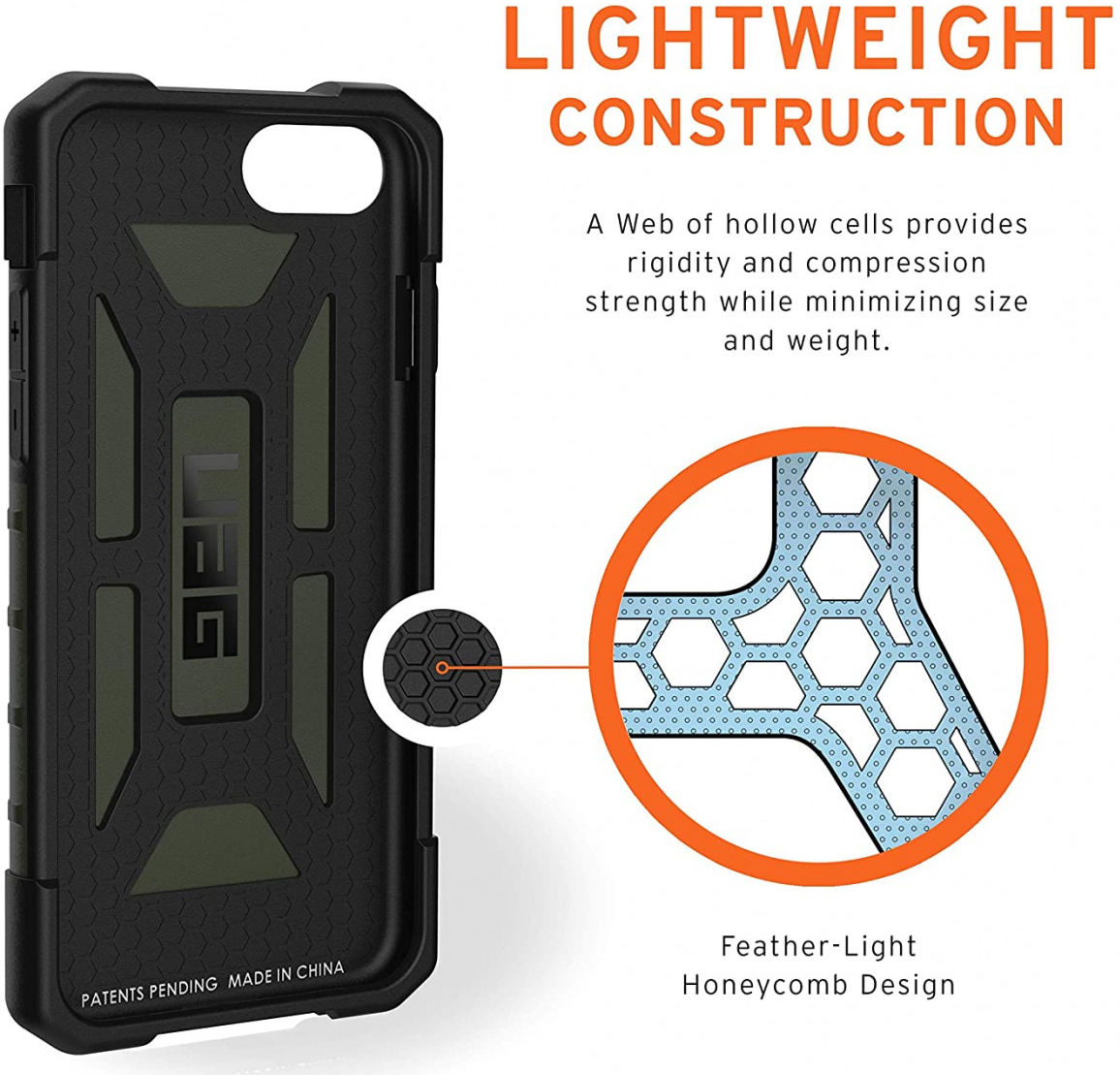 Urban Armor Gear Pathfinder Series iPhone SE 2020 Hoesje Olive afbeelding 7