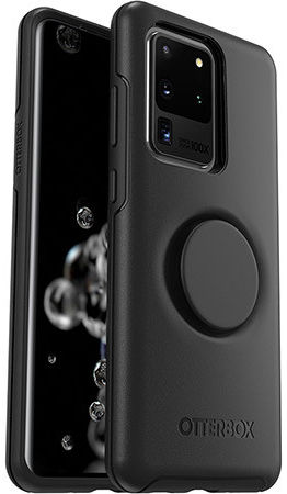 Otter + Pop Symmetry Series Samsung Galaxy S20 Ultra Hoesje Zwart afbeelding 1