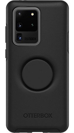Otter + Pop Symmetry Series Samsung Galaxy S20 Ultra Hoesje Zwart afbeelding 11
