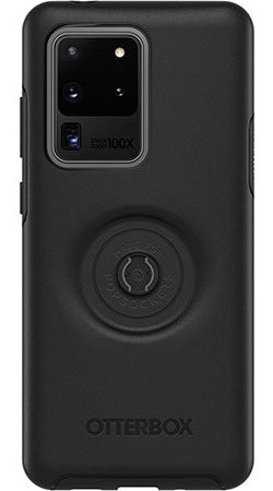 Otter + Pop Symmetry Series Samsung Galaxy S20 Ultra Hoesje Zwart afbeelding 13