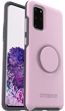 Otter + Pop Symmetry Series Samsung Galaxy S20 Plus Hoesje Roze afbeelding 1