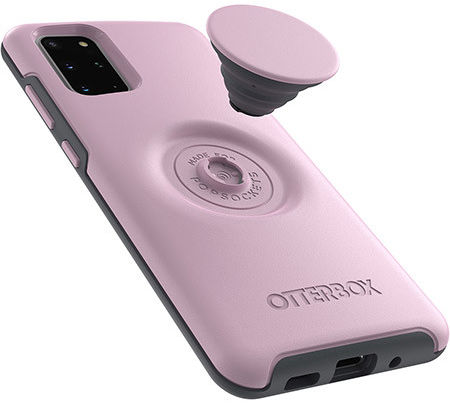 Otter + Pop Symmetry Series Samsung Galaxy S20 Plus Hoesje Roze afbeelding 6