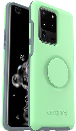Otter + Pop Symmetry Series Samsung Galaxy S20 Ultra Hoesje Mint Groen afbeelding 1