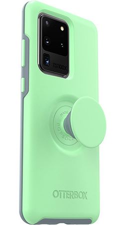 Otter + Pop Symmetry Series Samsung Galaxy S20 Ultra Hoesje Mint Groen afbeelding 2
