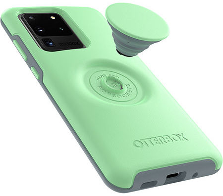 Otter + Pop Symmetry Series Samsung Galaxy S20 Ultra Hoesje Mint Groen afbeelding 5