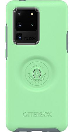 Otter + Pop Symmetry Series Samsung Galaxy S20 Ultra Hoesje Mint Groen afbeelding 11