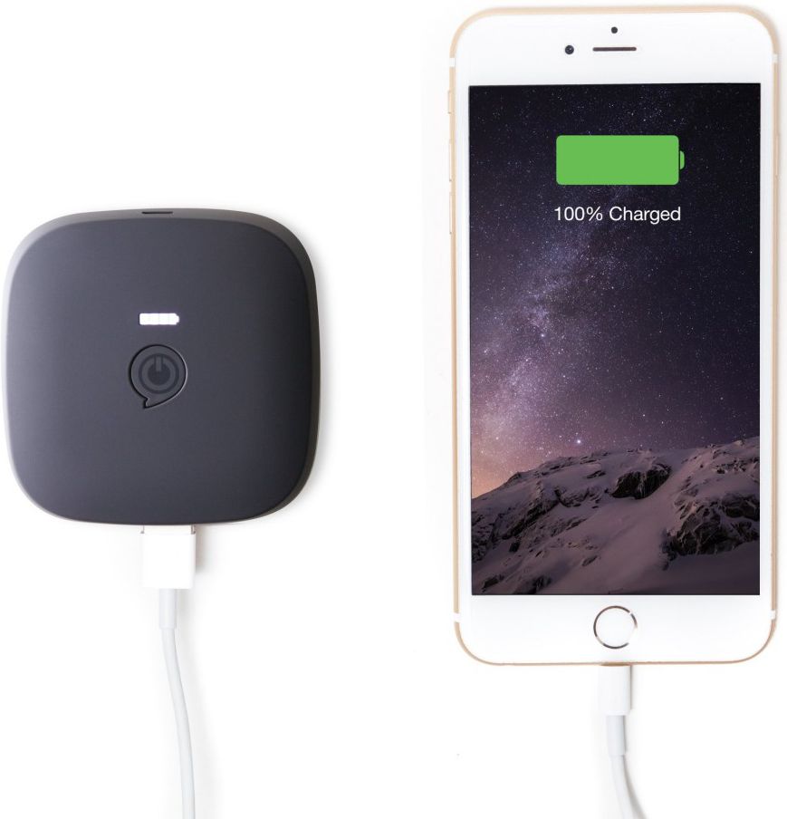 ZENS Power Pack Draadloos Oplaadbare Powerbank 5.200mAh Zwart GSMpunt.nl