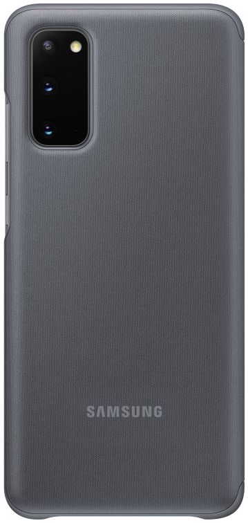 Origineel Samsung Galaxy S20 Hoesje Clear View Cover Grijs afbeelding 4