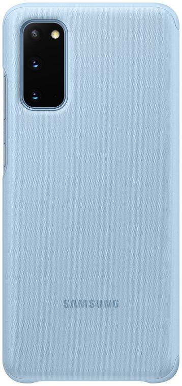 Origineel Samsung Galaxy S20 Hoesje Clear View Cover Blauw afbeelding 4