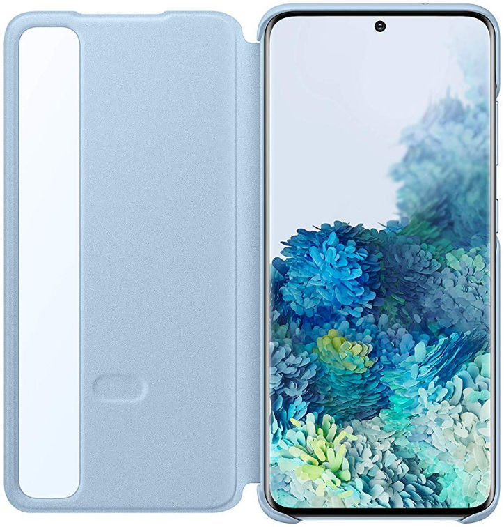 Origineel Samsung Galaxy S20 Hoesje Clear View Cover Blauw afbeelding 3