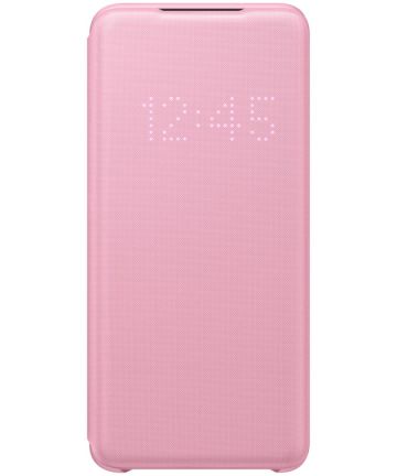 Origineel Samsung Galaxy S20 Hoesje LED View Cover Roze Hoesjes