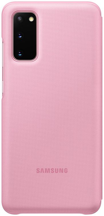Origineel Samsung Galaxy S20 Hoesje LED View Cover Roze afbeelding 4