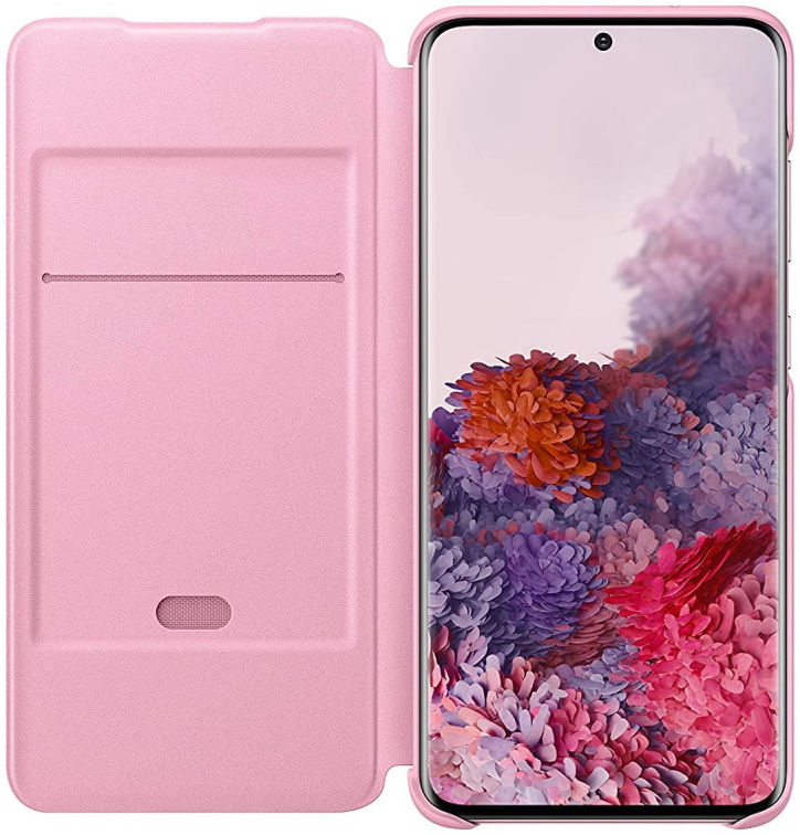 Origineel Samsung Galaxy S20 Hoesje LED View Cover Roze afbeelding 2