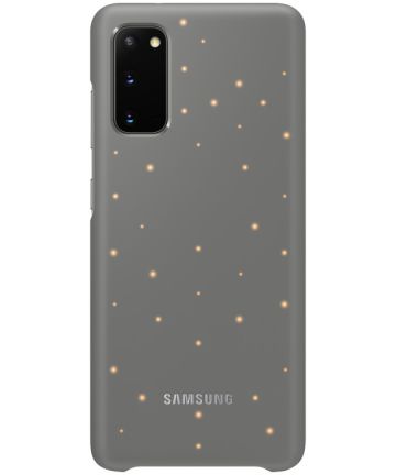 Origineel Samsung Galaxy S20 Hoesje LED Back Cover Grijs Hoesjes