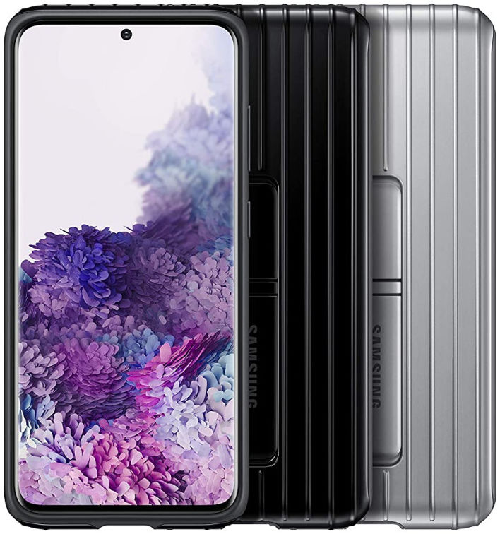 Origineel Samsung Galaxy S20 Hoesje Protective Standing Cover Zwart afbeelding 6