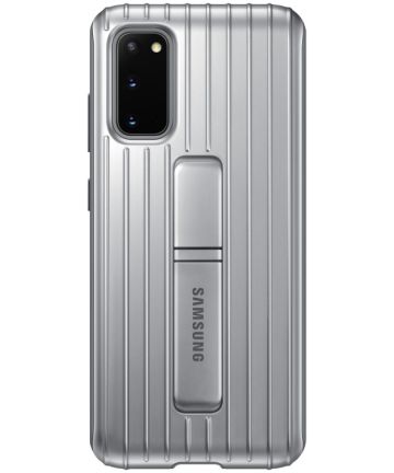 Origineel Samsung Galaxy S20 Hoesje Protective Standing Cover Zilver Hoesjes
