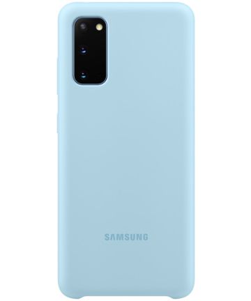 Origineel Samsung Galaxy S20 Hoesje Silicone Back Cover Blauw Hoesjes