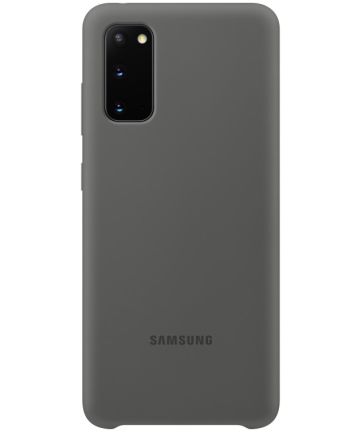 Origineel Samsung Galaxy S20 Hoesje Silicone Back Cover Grijs Hoesjes