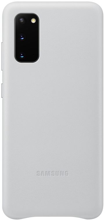 Origineel Samsung Galaxy S20 Hoesje Leather Back Cover Wit afbeelding 1
