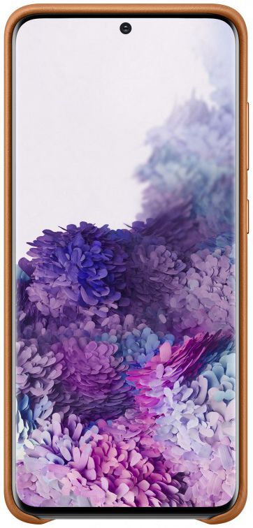 Origineel Samsung Galaxy S20 Hoesje Leather Back Cover Bruin afbeelding 2